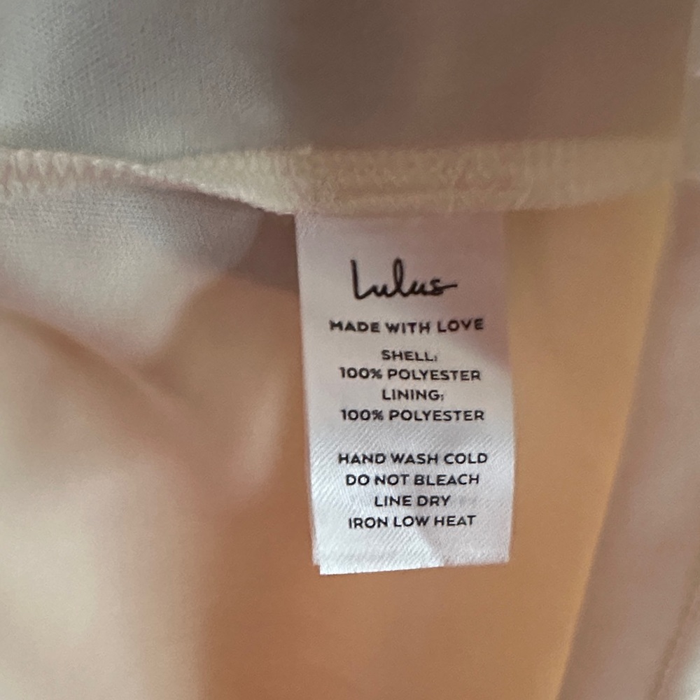 Lulu's Elegant One Shoulder White Dress - Picture 5 of 5